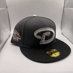 New Era 59FIFTY Arizona Diamondbacks 2001 World Series Hat Dark Graphite Black 7